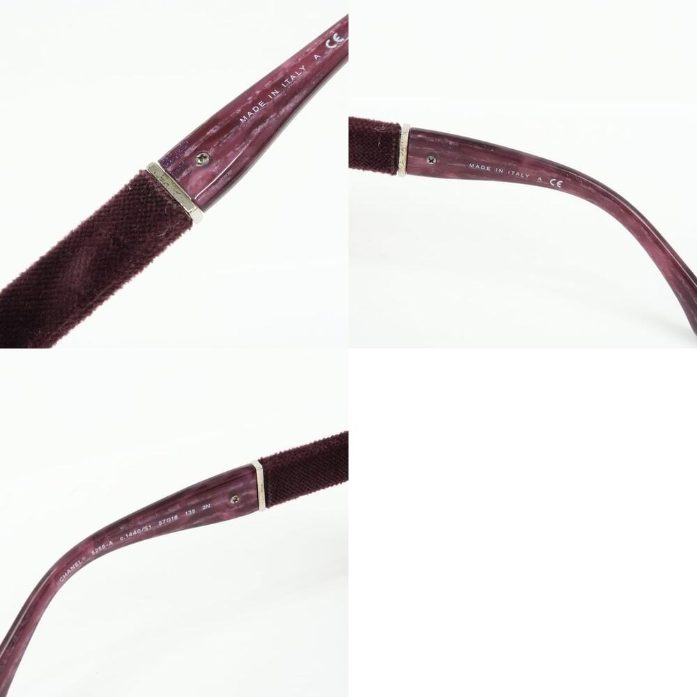Chanel CC Logo Plastic Sunglasses Purple - Picture 5 of 5